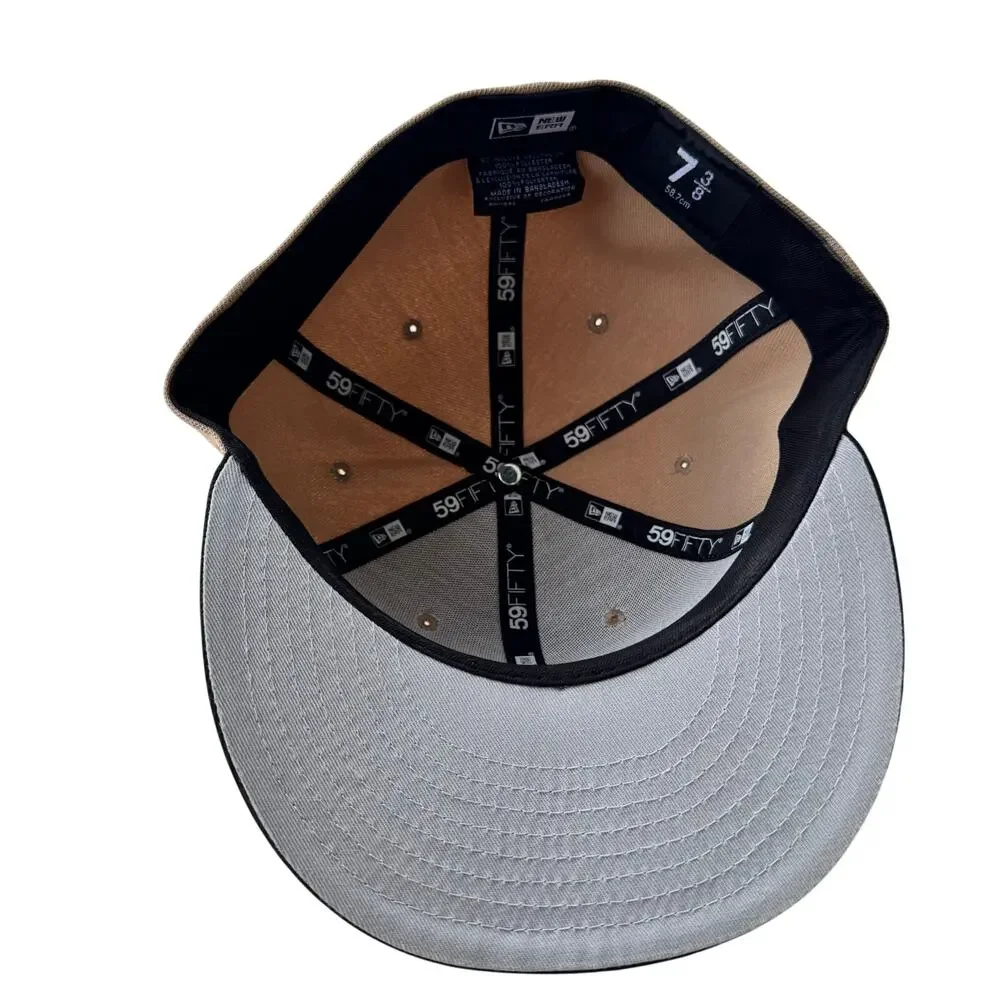 Joe Freshgoods x New‎ Era 59FIFTY Sacred Heart Fitted Camel Black Hat - 7 3/8